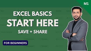Excel Tutorial for Absolute Beginners: Interface, Files & Teamwork | M1A
