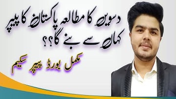 10th Class Pak Studies Pairing Scheme 2023 | Abdul Basit Official