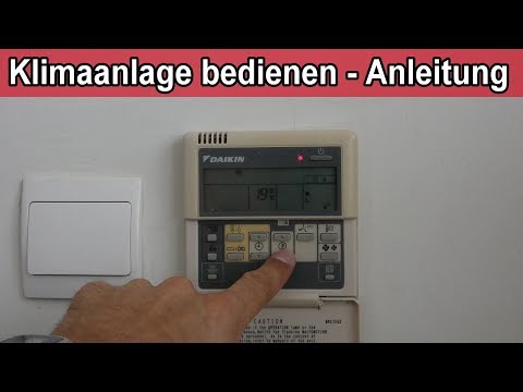 Klimaanlage im Hotel einstellen –  Klimaanlage im Hotelzimmer bedienen – Anleitung / Tutorial