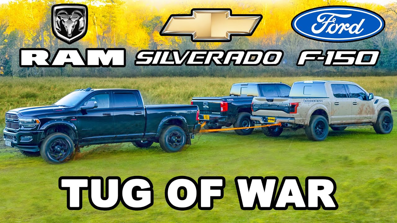 Dodge RAM v Ford F-150 v Chevy Silverado: TUG-OF-WAR