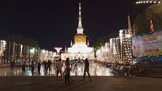 21ก.พ.2567ชมบรรยากาศยามค่ำคืนพระธาตุนาดูน #พระธาตุนาดูน