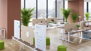 Array Benching System | Modern Office Workstations Designed for Collaboration | Workspace48