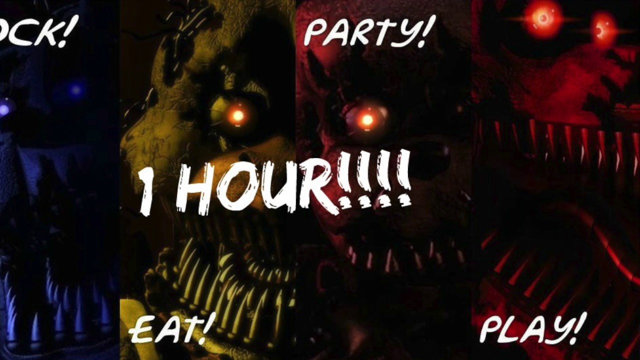 Five nights at freddys 4 (Break my mind) 1 hour!!!!