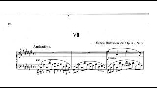 Sergei Bortkiewicz | Prelude, Op.33/7