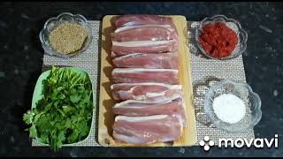 Шашлык из утинного филе, безумно вкусный!/Duck fillet shashlik, insanely delicious!/