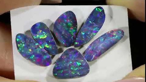 5.73 Cts 6 Pcs Doublet Opal Parcel BB35