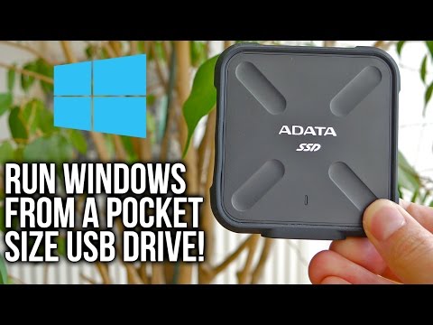 How To Run Windows From USB Drive - Windows To Go (Feat. ADATA SD700 Review)