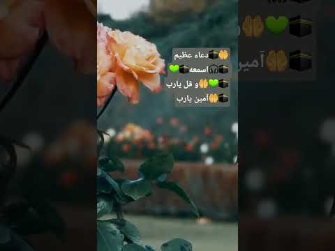 دعاء عظيم اسمعه و قل يارب آمين يارب