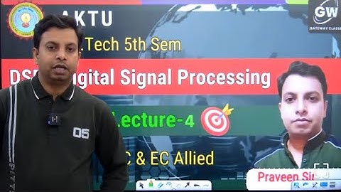 [BEC503 Digital Signal Processing][DSP UNIT-5]DSP U-5 Lec-4 
