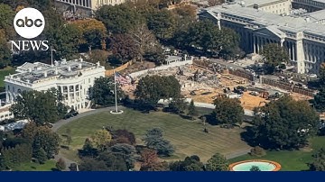White House East Wing demolished, new images appear to show