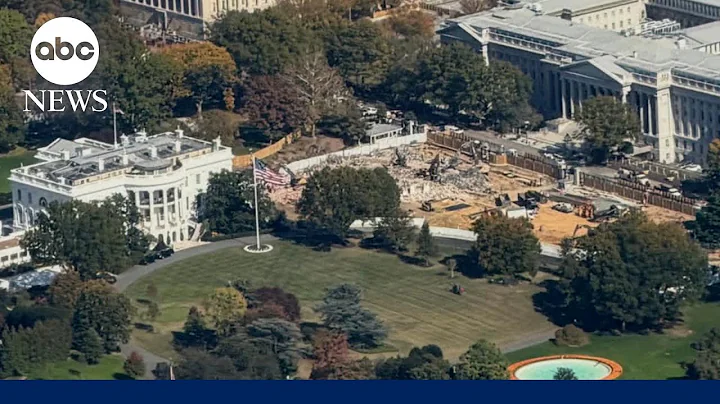 White House East Wing demolished, new images appear to show