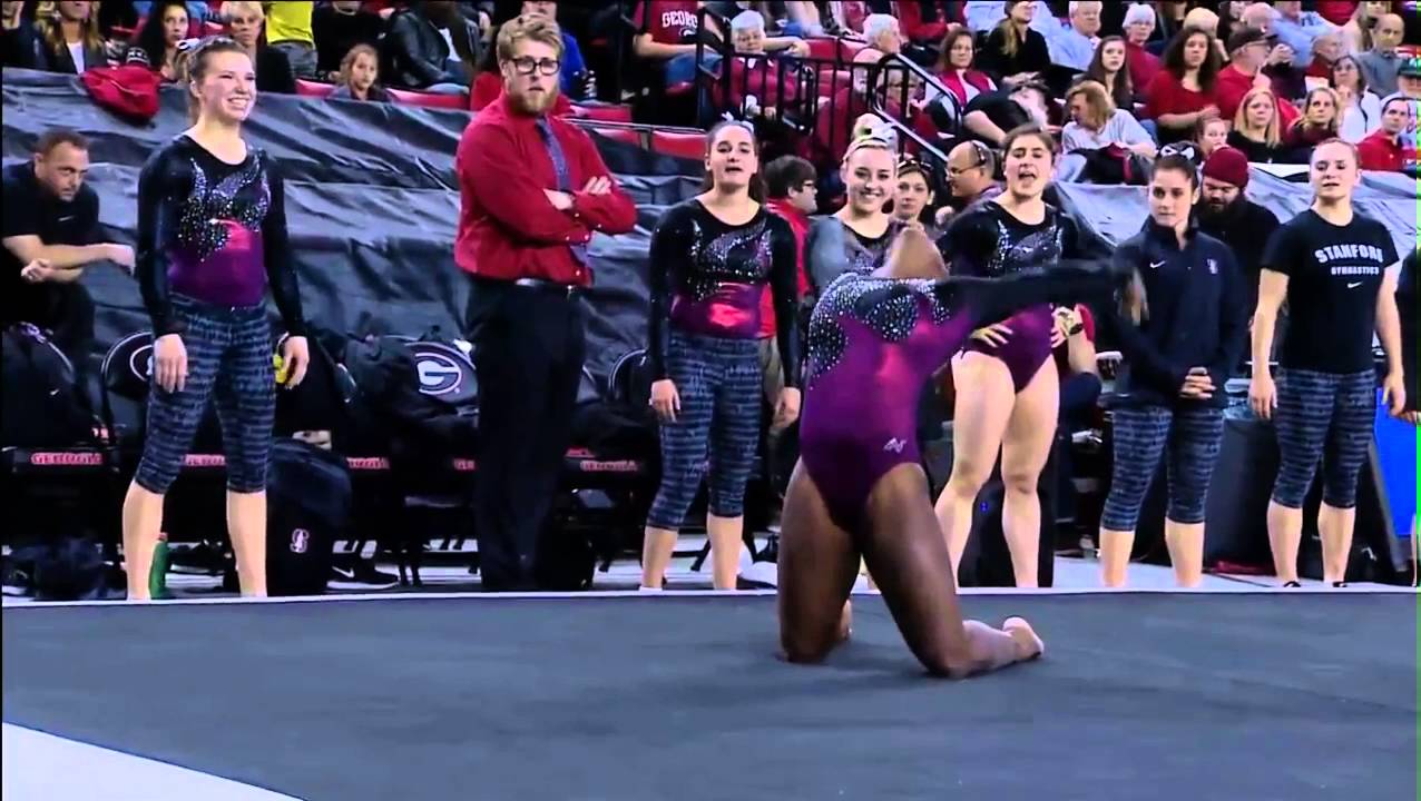 Elizabeth Price (Stanford) 2016 Floor vs 9.875 YouTube