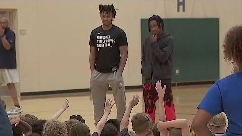 Minnesota Timberwolves’ Dillingham, Shannon Jr. attend Maple Grove basketball academy