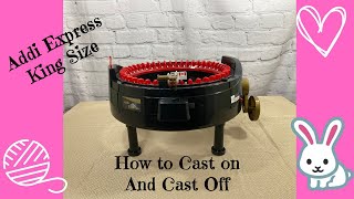 How to use Addi Knitting Machine King Size - How To Make a Beanie Addi  Knitting Machine 