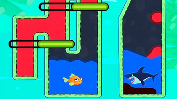 Save The Fish! - Pull The Pin Gameplay Walkthrough Part 2 Levels 20-27 (Android & iOS) #2