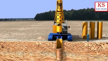 Mô phỏng thi công cọc khoan nhồi - cọc khoan nhồi BTCT