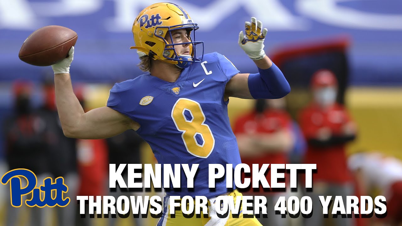 Pitt QB Kenny Pickett Throws For Over 400 Yards YouTube
