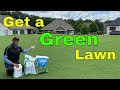 [How to Get a GREEN LAWN FAST] - 3 EASY TIPS for QUICK RESULTS