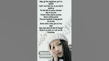 Thumbnail of Lalisa rap part lyrics
