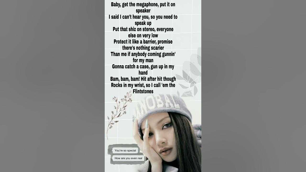 Lalisa rap part lyrics Lalisa rap part lyrics