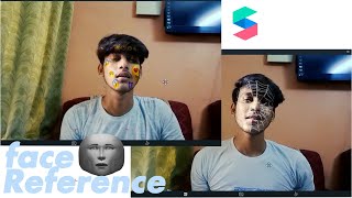 Using the Spark AR Studio Face Reference Assets| Figure out Facemesh texture| Sparkar tutorial