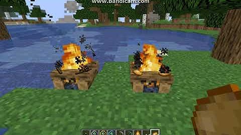 Campfire Torches 1.14.4 Forge Mod Overview (Make Torches On Your Campfire)