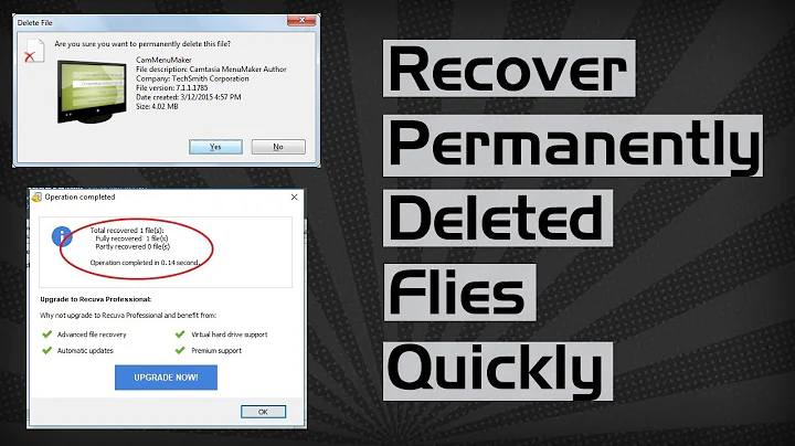 Recover permanently deleted any files in windows 7/8/10 | Within 5 minutes by sajidz Tech