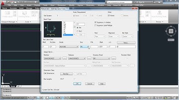 RebarCAD Video Demo 12 (Placing a schedule on the drawing)