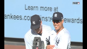 Aaron Judge Makes Incredible Leaping Catch To End The Inning 🙌😱!!!!