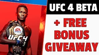 The ea ufc 4 beta for ps4 and xbox one is finally here! when you
download using my link below get some cool bonuses! watch video to
find out what the...