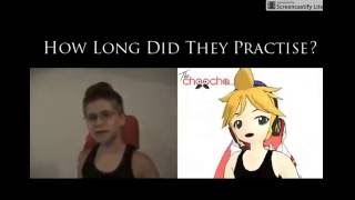 crazy frog! Funny Kids imitate anime game dancers