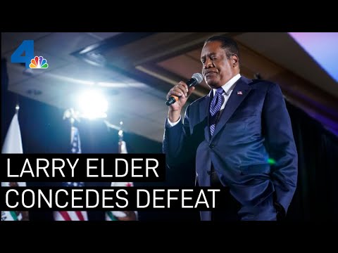 Larry Elder Concedes Defeat | NBCLA