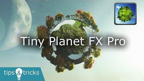 How to make your own Picture Planet (Circle Photograph) with Tiny Planet App (Easy way)