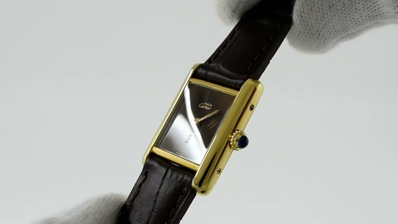 外装新品仕様 カルティエ マストタンクSM マホガニー 手巻き 腕時計 A18 カルティエ マストタンク マホガニー SMサイズ 手巻き | スイート