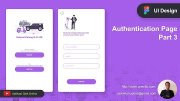Implementas Component dan Penambahan Ilustrasi Figma - Authentication Page (O-JOL UI Design Part 3)