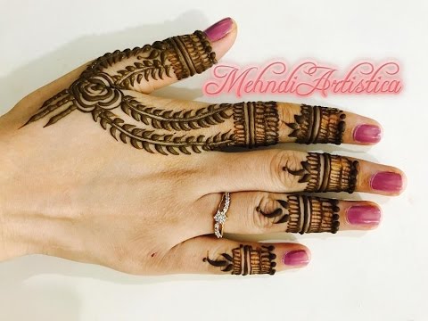 Quick Stylish Easy Haath Ki Mehndi Designs Girlish Romantic Bel