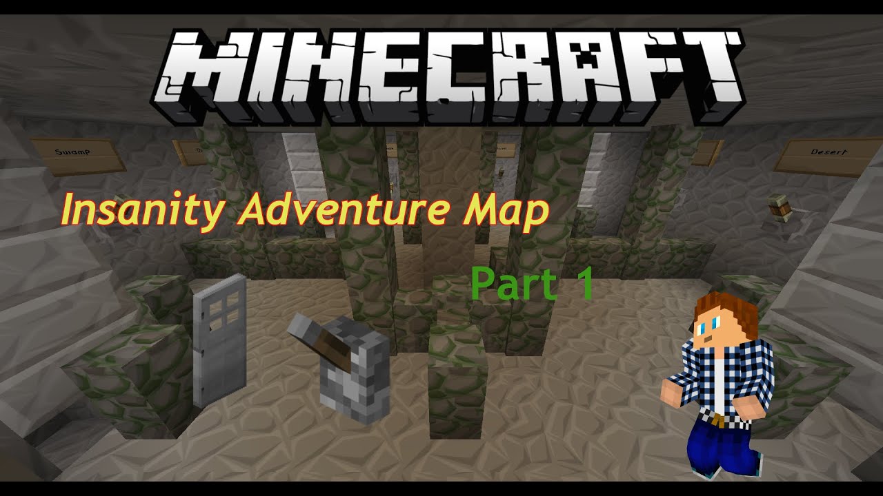 INSANITY PART 1 | Minecraft 1.8 Adventure Map - YouTube