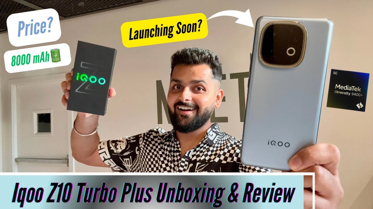 Iqoo Z10 Turbo Plus Unboxing & Review - Camera, Performance 
