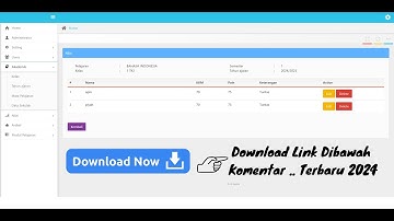 Source Code Aplikasi E-Raport Berbasis Web Terbaru 2024