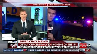CHP officer-involved shooting leaves one person dead near Ft. Tejon Outlets