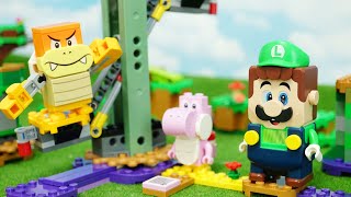 LEGO Super Mario stopmotion anime!「Adventures with Luigi」「レゴルイージ と ぼうけんのはじまり～スターターセット」