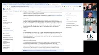 DonedeAI Q&amp;A (22.05.2026): KI-Agenten klopfen an Ihre Website – sind Sie vorbereitet? Elias Indrich