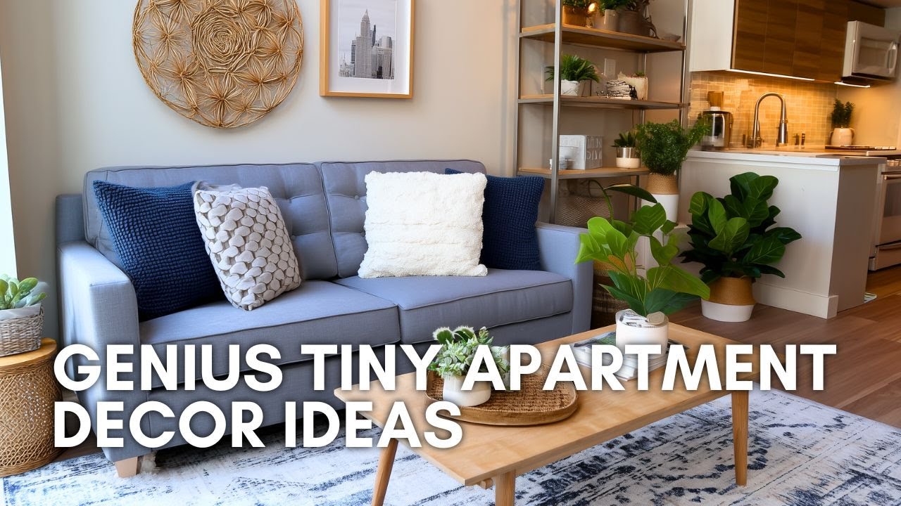 Genius Tiny Apartment Decor Ideas | Small Space Makeover Guide - YouTube