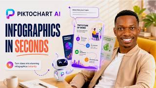 Piktochart AI Review Generate Editable Infographics from Prompts, Notes & Content 📊 EP #559