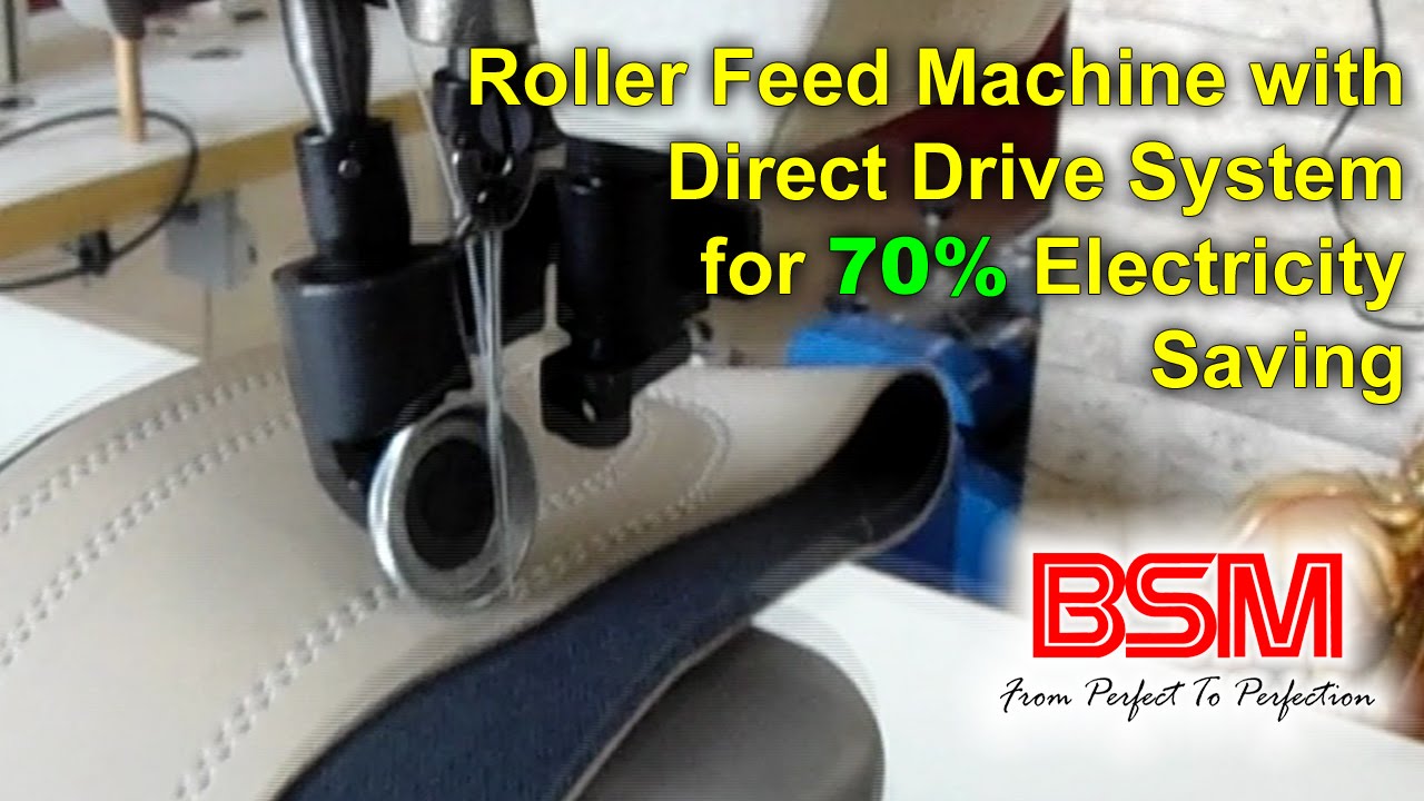 Double Needle Post Bed Roller Feed With Direct System - Double Needle Post Bed Roller Feed