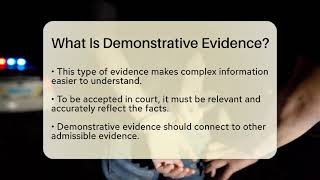 What Is Demonstrative Evidence? - The Crime Reel Demonstrative Evidence