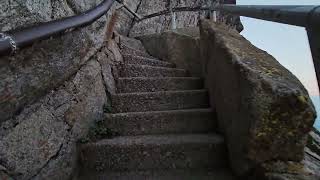 Climbing to the top of Moro Rock for sunrise in Sequoia National Park