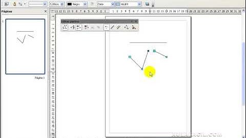 Línea - Dividir Curva - Draw/Línea - Dividir Curva/OpenOffice Draw/AulaFacil.com