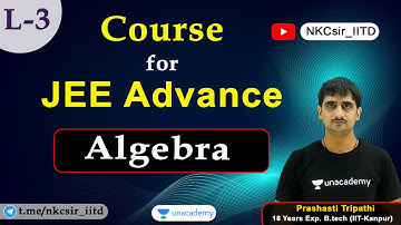 Algebra Advanced Problem | Course for JEE Advanced 2021 | IIT JEE Mathematics | by Tripathi Sir