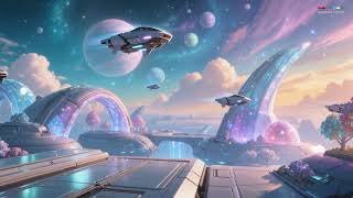 Tranquil Tomorrow – 1 Hour Slow Sci-Fi Animation of Utopian Cities & Landscapes